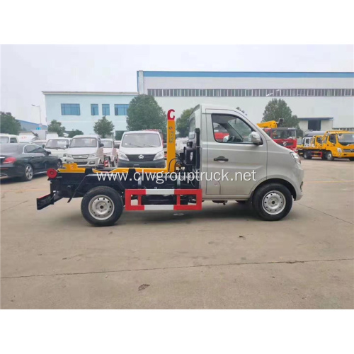 Economic 2Ton hook lift garbage truck for sale